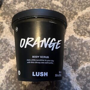 Lush Cosmetics Orange body scrub